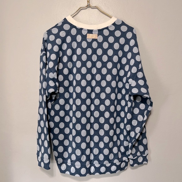 Adidas Originals Polka Dot Trefoil Sweatshirt - Picture 4 of 5